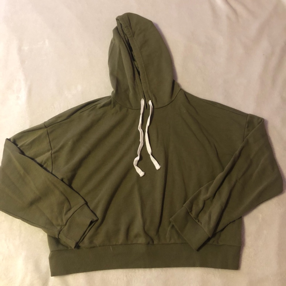 Forever 21 XXL Army Green Hoodie